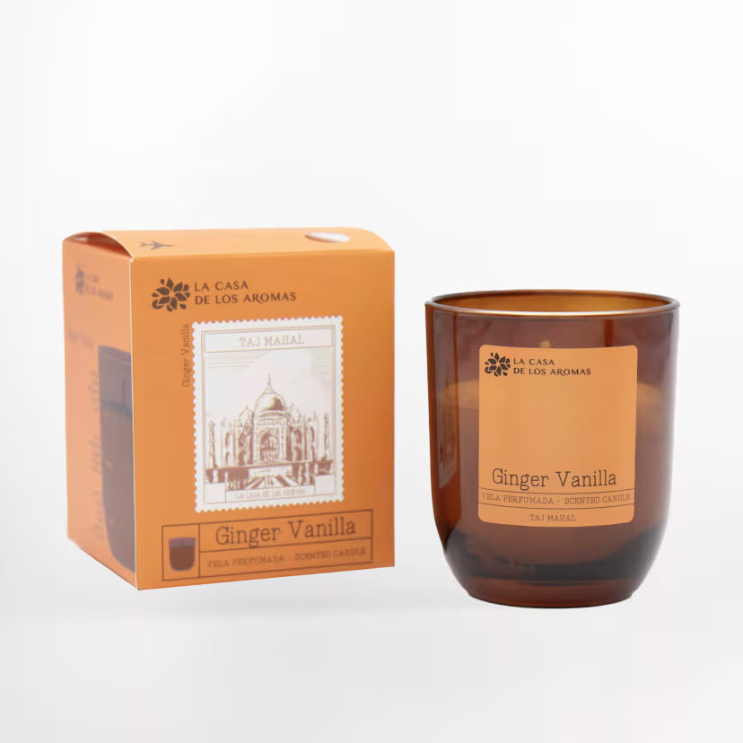 VELA AROMÁTICA SELLOS GINGER VANILLA