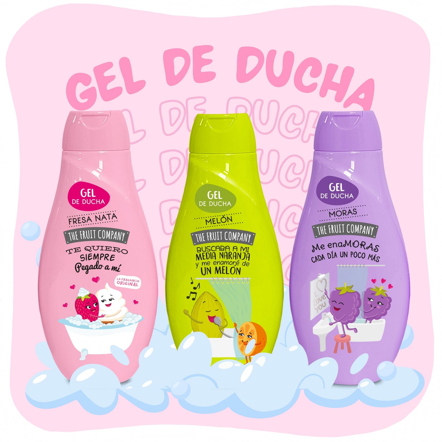 Gel de Ducha Fresa Nata 600 ml TFC