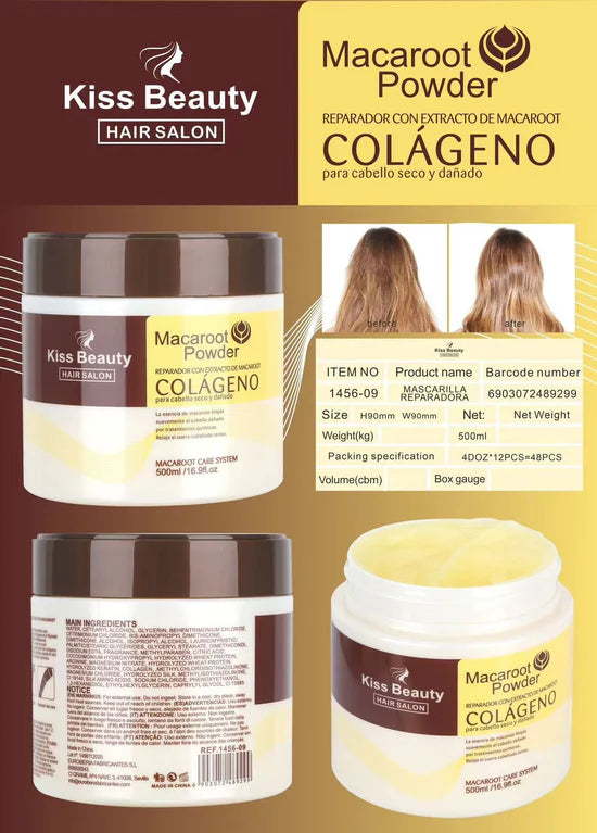 MASCARILLA CAPILAR REPARADOR MACAROOT POWDER