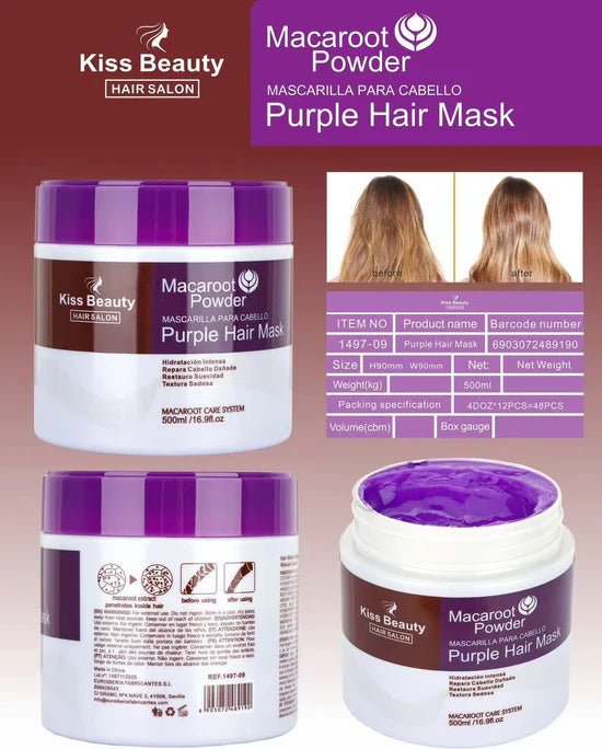 Mascarilla para el Cabello Púrpura