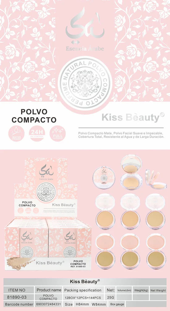 POLVO COMPACTO CON ESENCIA YARA