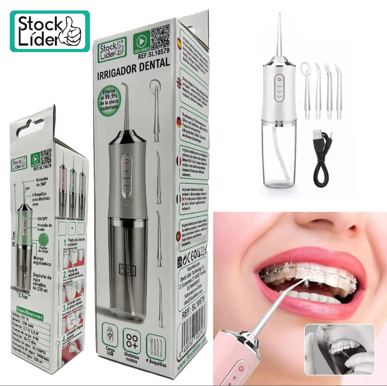Irrigador Dental Limpieza Profundo