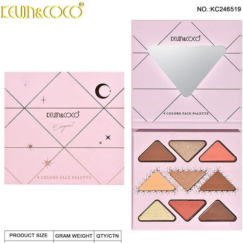 PALETA DE MAQUILLAJE 9 COLORES