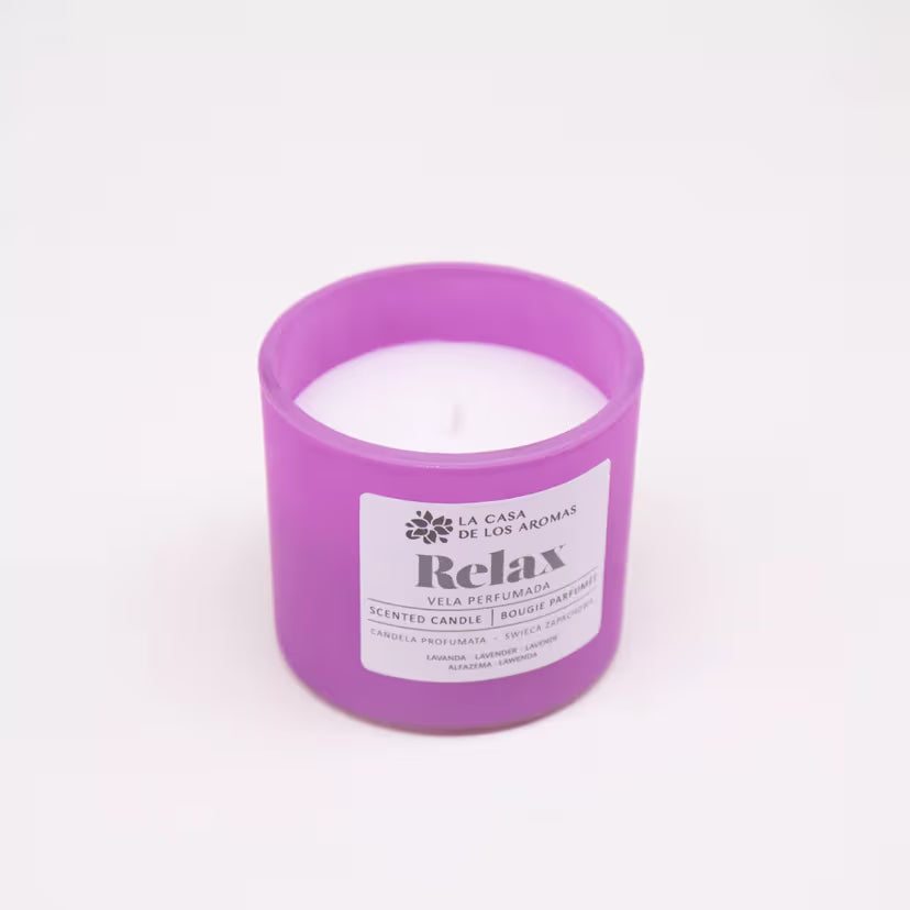VELA AROMÁTICA LAVANDA RELAX 90GRS