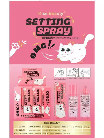 2EN1 PREBASE Y FIJADOR DE MAQUILLAJE COREANO