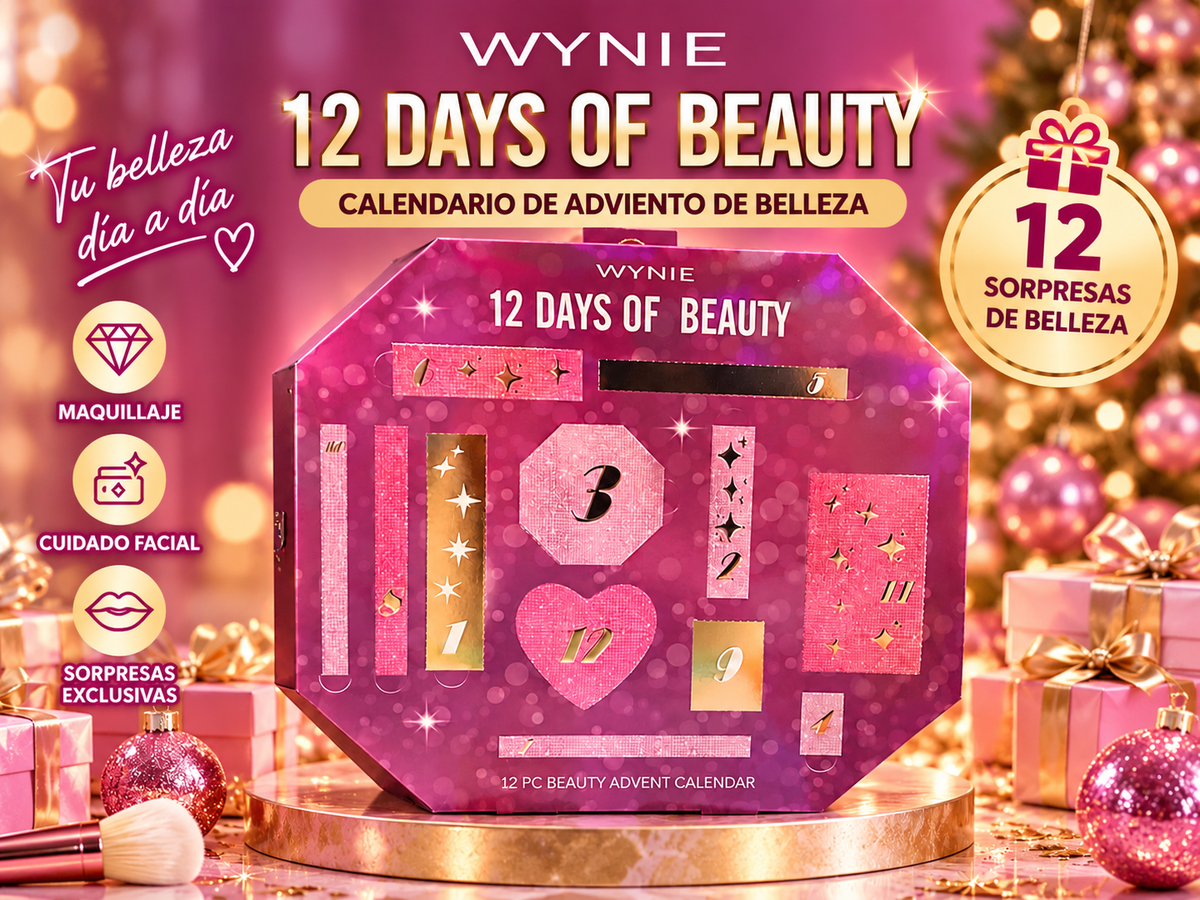 con 12 Sorpresas Exclusivas para Maquillaje y Cuidado Facial