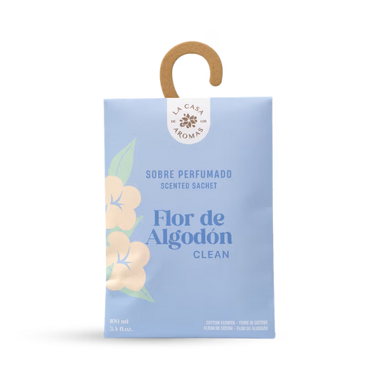 SOBRE PERFUMADO FLOR DE ALGODÓN