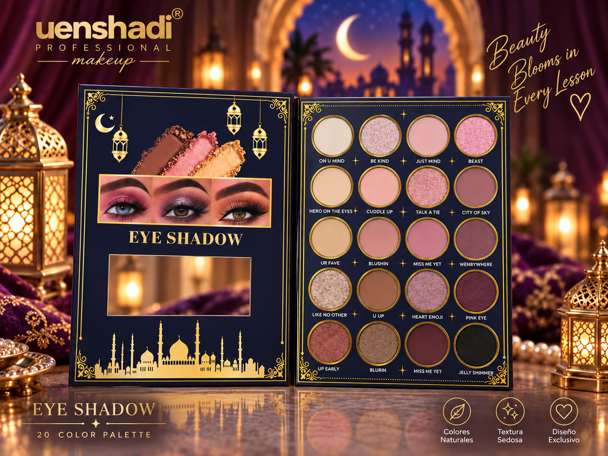 Pack  4 Páginas Shadi Profesional Maquillaje Little Book of Lessons Contour Paleta de