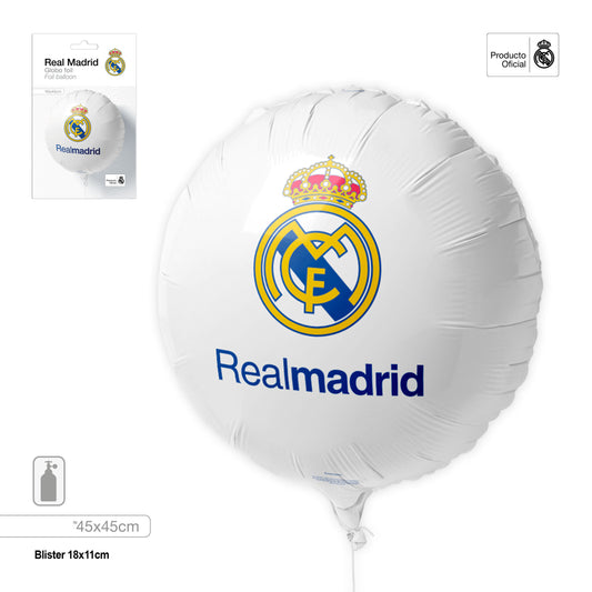 REAL MADRID GLOBO FOIL REDONDO MASTER 45cm