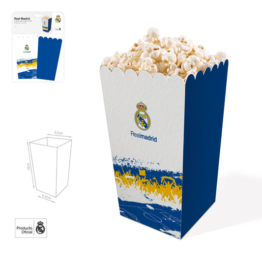 REAL MADRID CAJA PARA PALOMITAS AFICION 3pcs