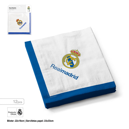 REAL MADRID SERVILLETA MASTER 12pcs