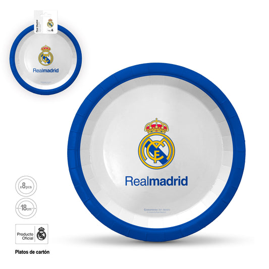 REAL MADRID PLATO MASTER 18cm 8pcs