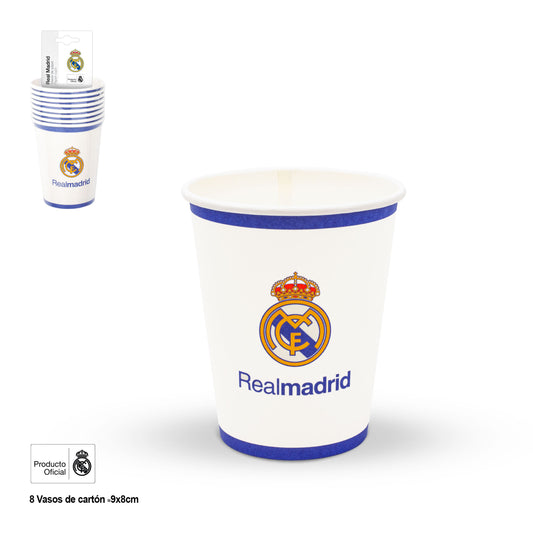 REAL MADRID VASO MASTER 8pcs