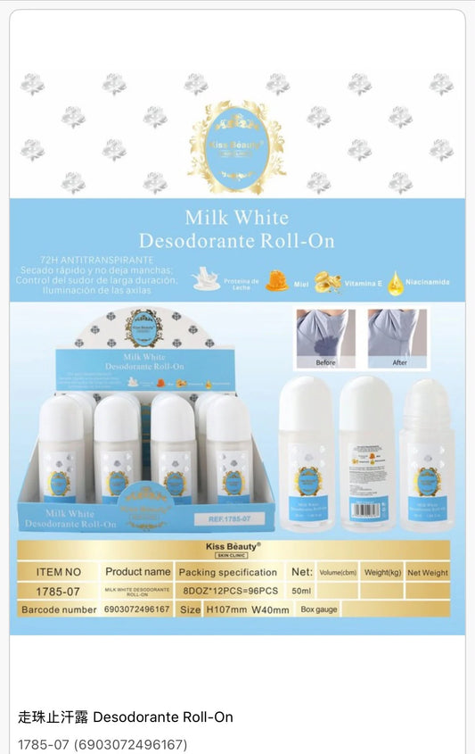 Desodorante Roll On Milk White