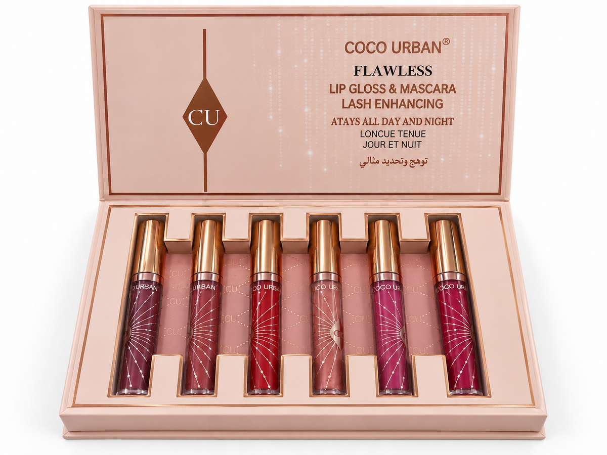 Pack Maquillaje 5 Páginas Coco Urban Retro Cherry y Follow Your Dreams Fragancias Exclusivas para Regalar Belleza en Cada Detalle