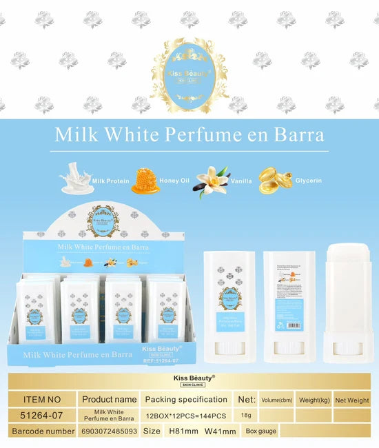 Perfume en Barra Milk White