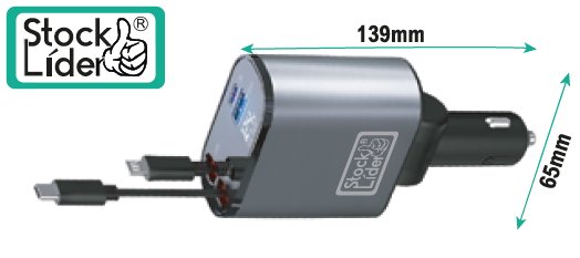 Cargador para coche Ultrarapida