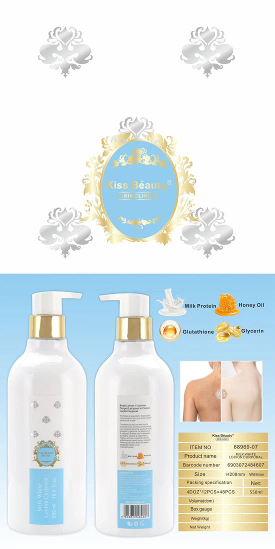 LOCIÓN CORPORAL MILK WHITE 550ML