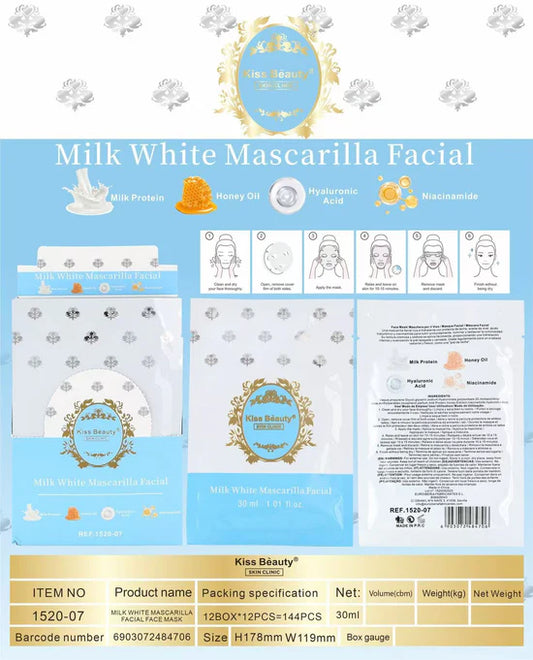 MASCARILLA FACIAL MILK WHITE