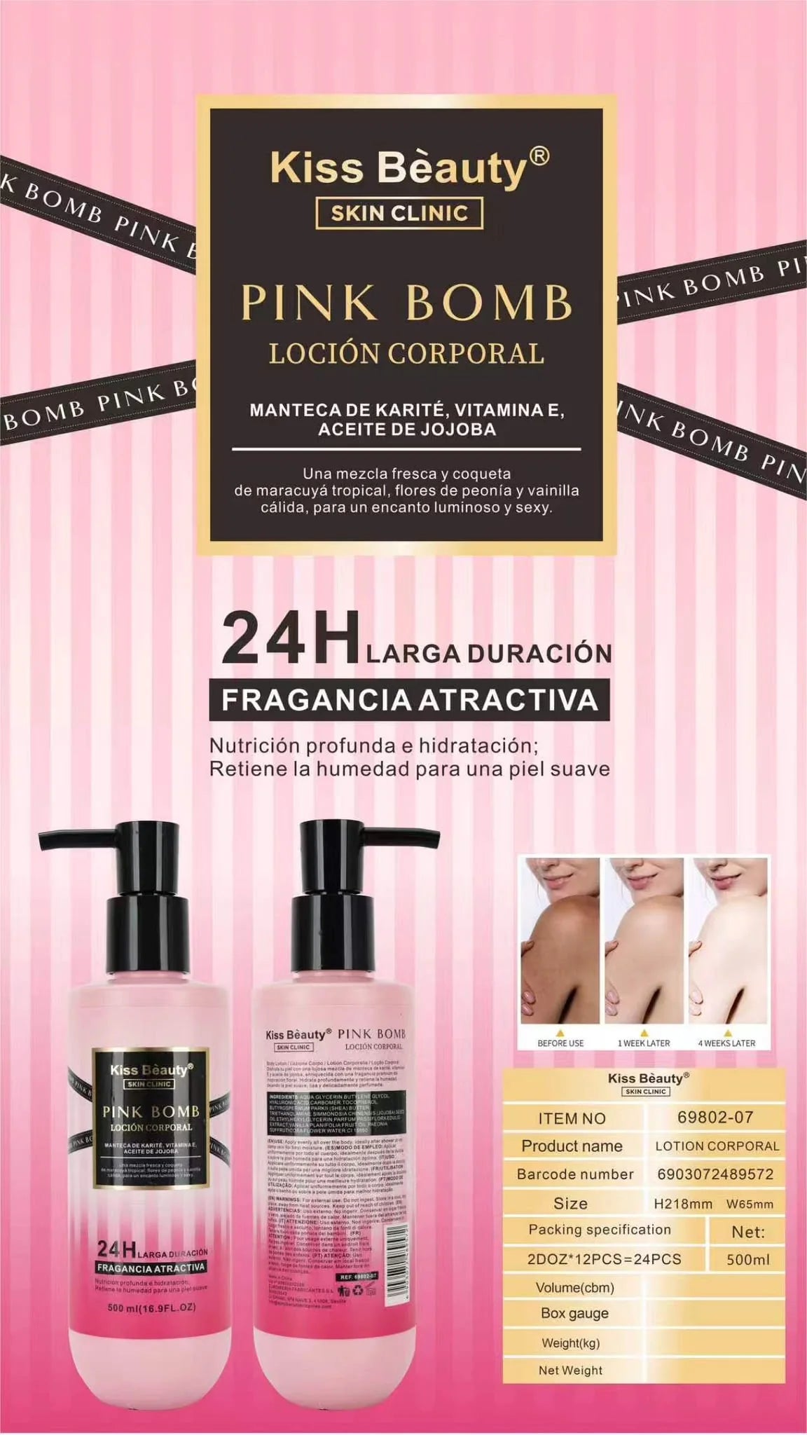 Loción corporal PINK BOMB