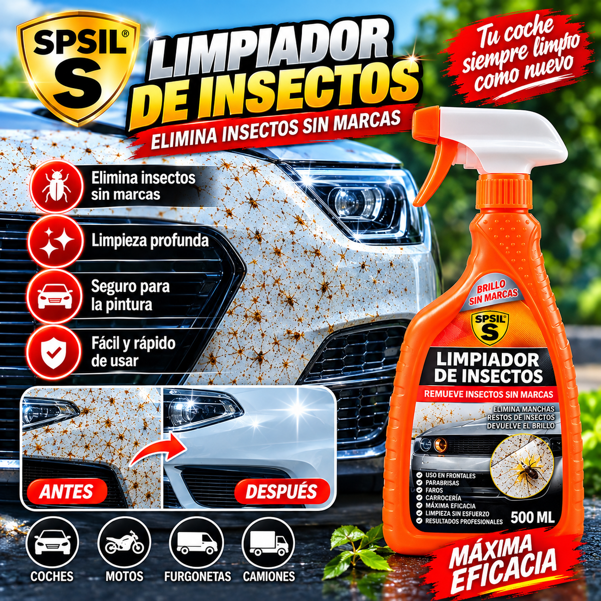 SPSIL Limpiadores de coche