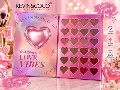Kevin&Coco 5 Páginas Paleta Color Peace Palette para Belleza en Cada Detalle Crear Sin Límites con Estilo y Elegancia