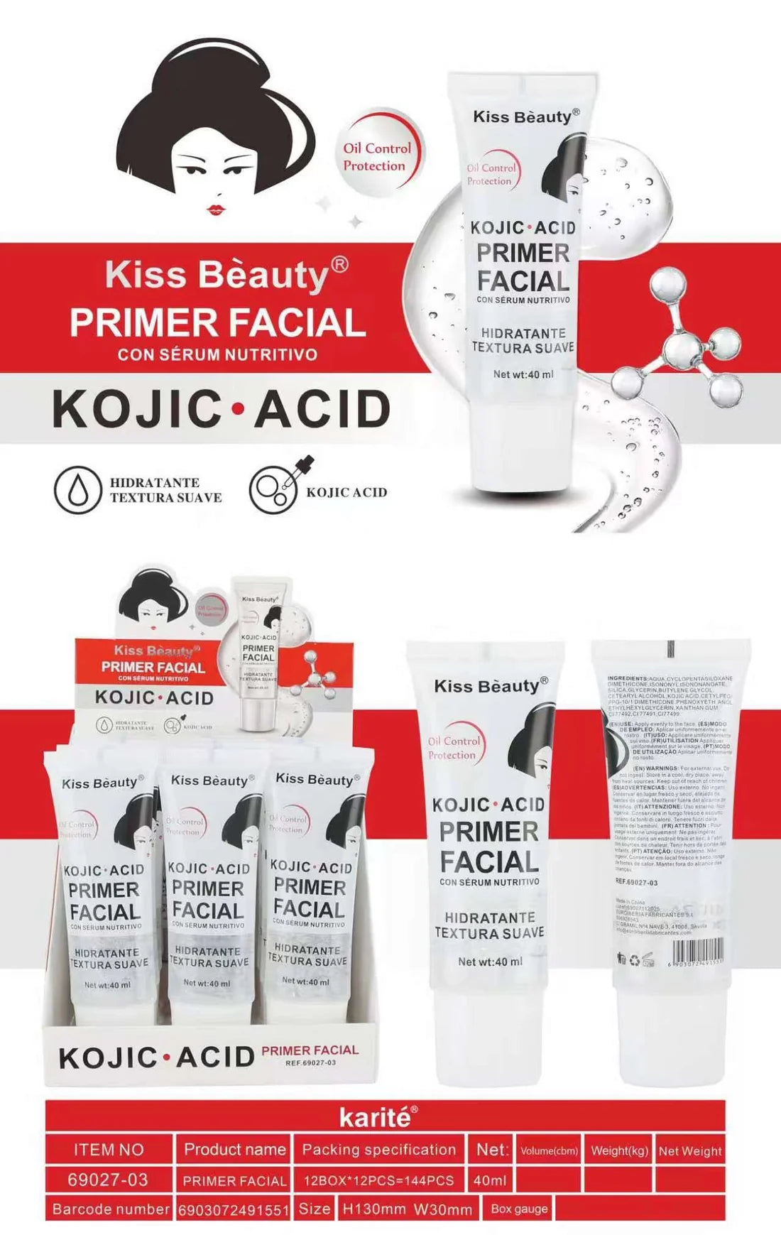Primer Facial con ACIDO KOJICO