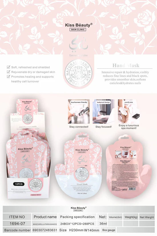 MASCARILLA PARA LAS MANOS CON ESENCIA YARA