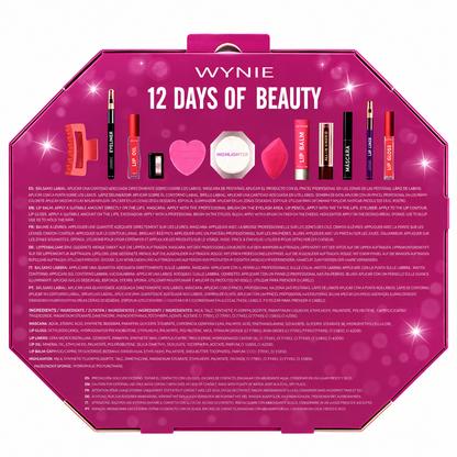 con 12 Sorpresas Exclusivas para Maquillaje y Cuidado Facial