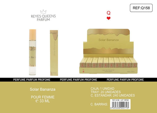 Perfume Reyes Queen Solar Bananza 33ml