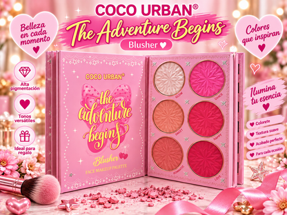 Pack de Maquillaje con 5 páginas Coco Urban Retro Cherry Exclusivas