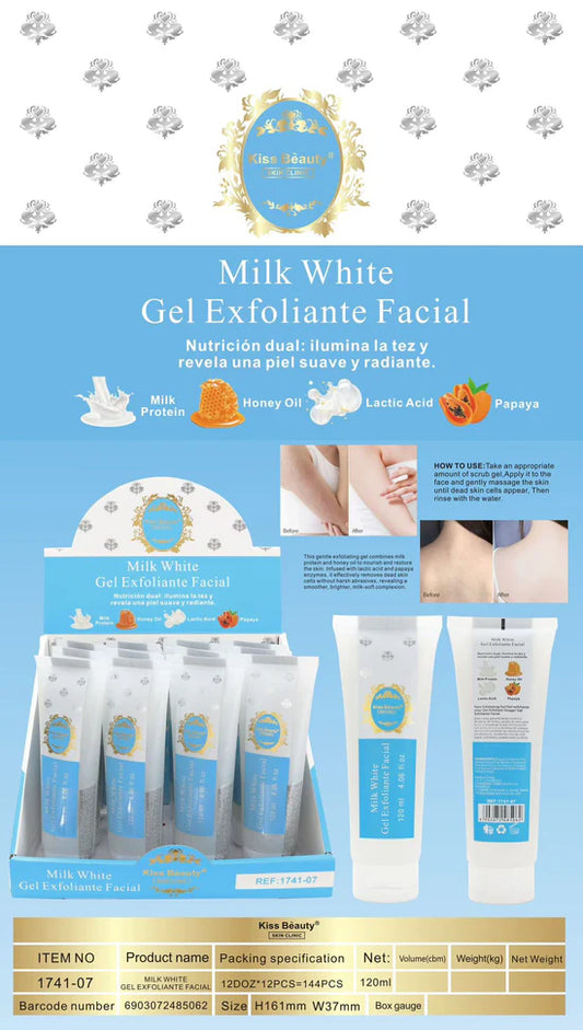 EXFOLIANTE FACIAL Y CORPORAL MILK WHITE