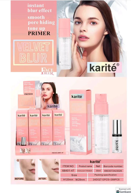 Prebase de maquillaje efecto velvet