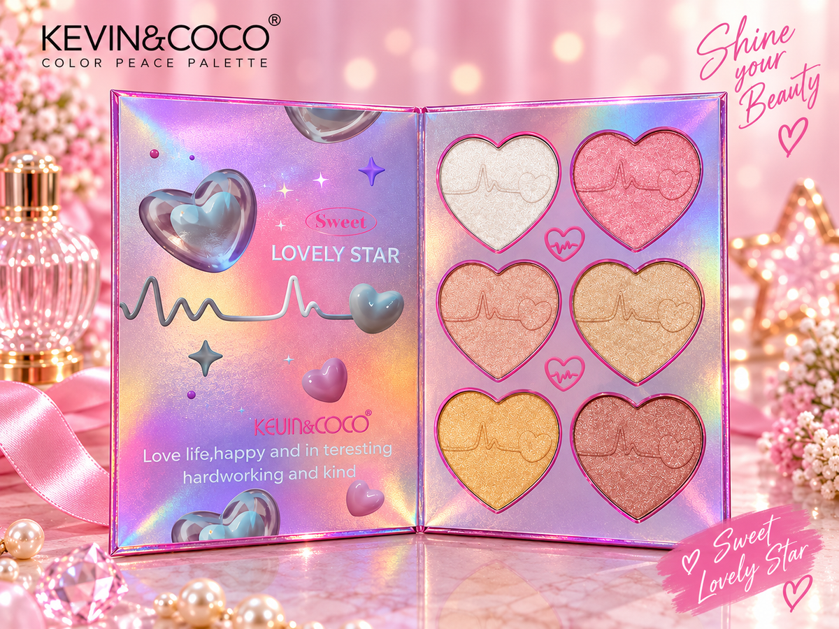 Kevin&Coco 5 Páginas Paleta Color Peace Palette para Belleza en Cada Detalle Crear Sin Límites con Estilo y Elegancia