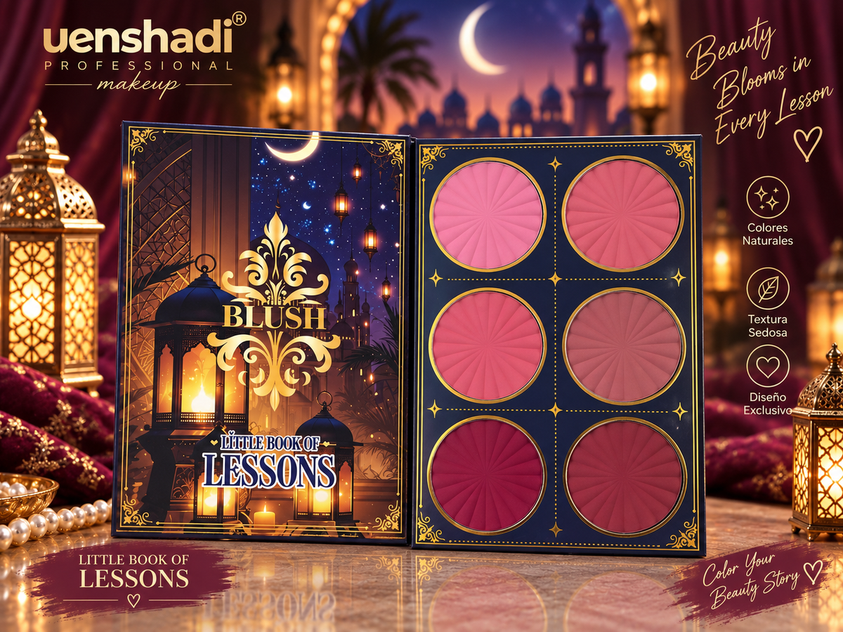 Pack  4 Páginas Shadi Profesional Maquillaje Little Book of Lessons Contour Paleta de