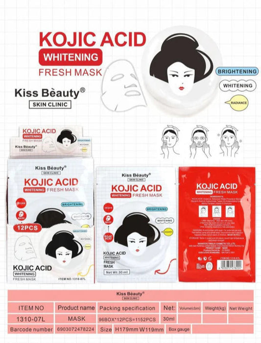 MASCARILLA FACIAL ÁCIDO KOJIC