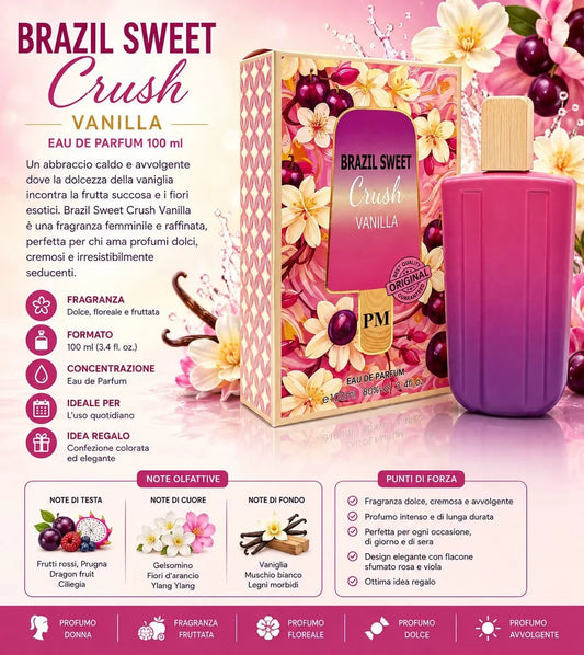 Perfume Brazil Sweet Crusch Vainilla