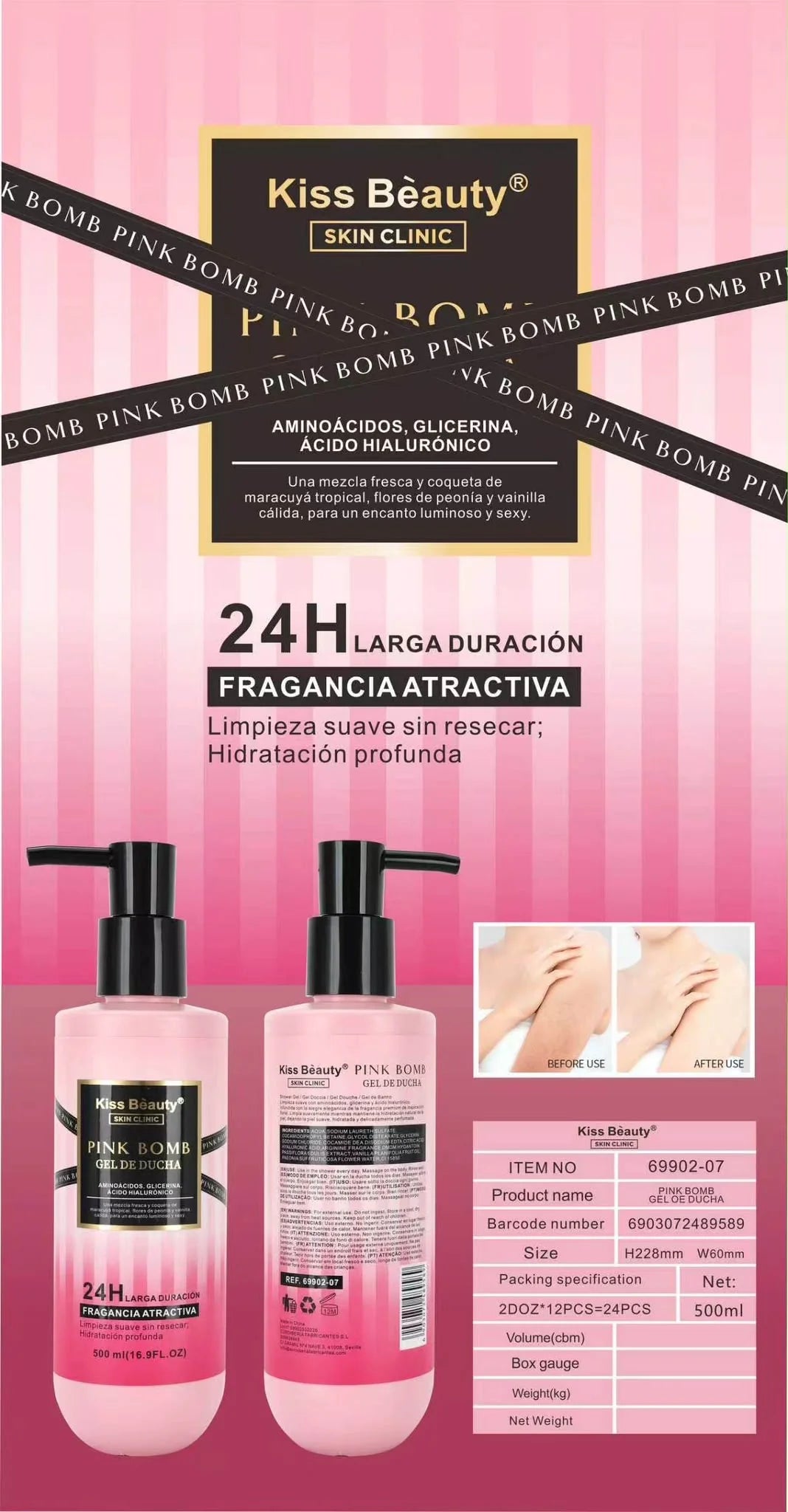 Gel de ducha PINK BOMB