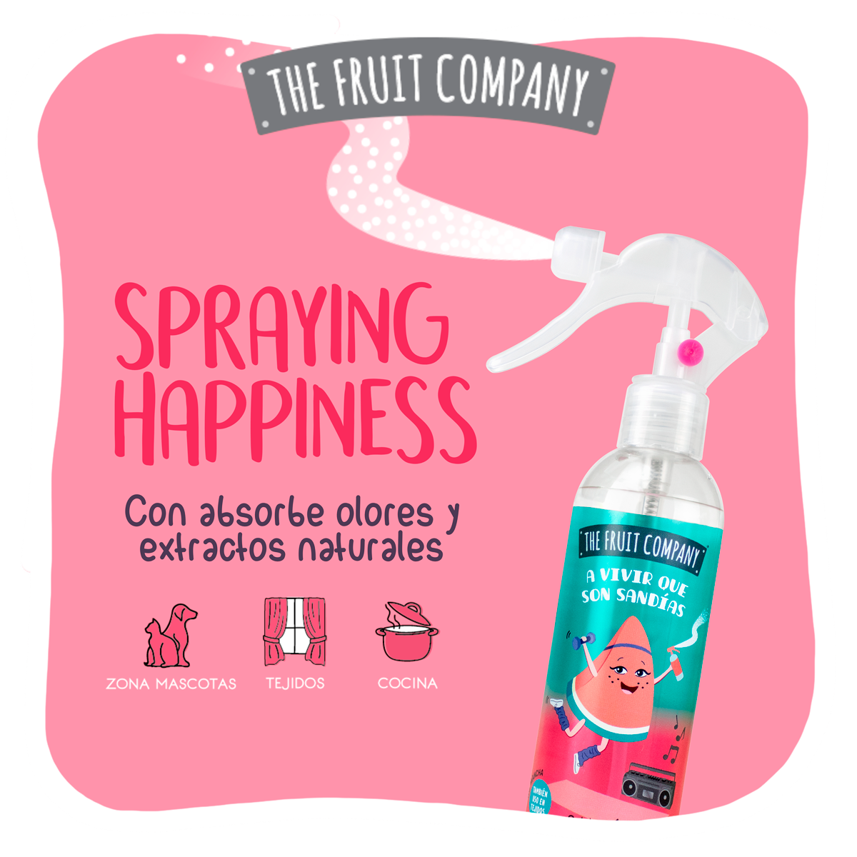Spray Ambientador Sandía Multiusos 250 ml TFC