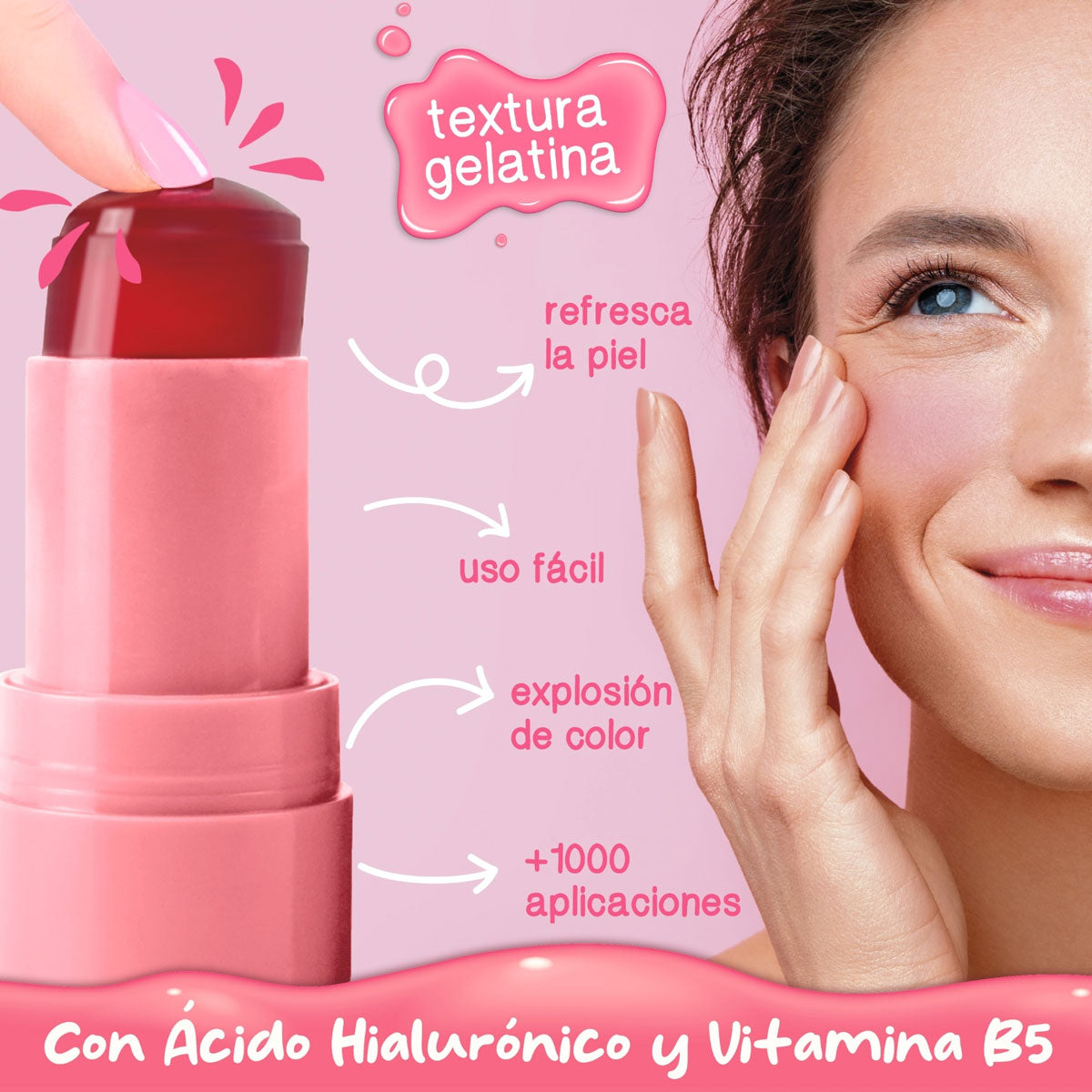 Blush Gelatina Sandía para labios y mejillas
