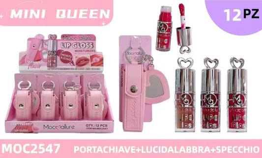 Lip Gloss Inpirado en YSL Con Funda y Espejo