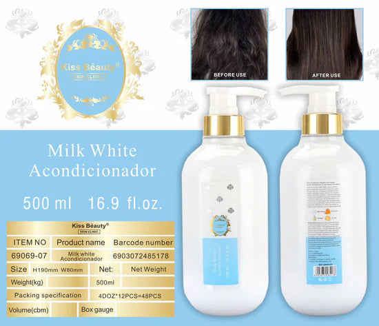 ACONDICIONADOR DE PELO MILK WHITE 500ML