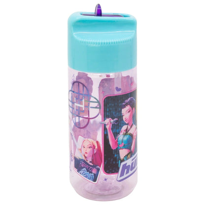 Botella Las Guerreras Kpop con Pajita 430ml