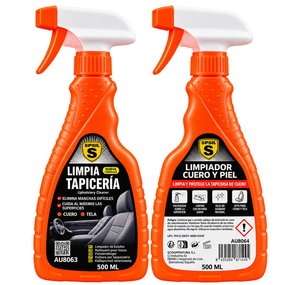 SPSIL Limpia Tapicería/ Limpiador Cuero y Piel
