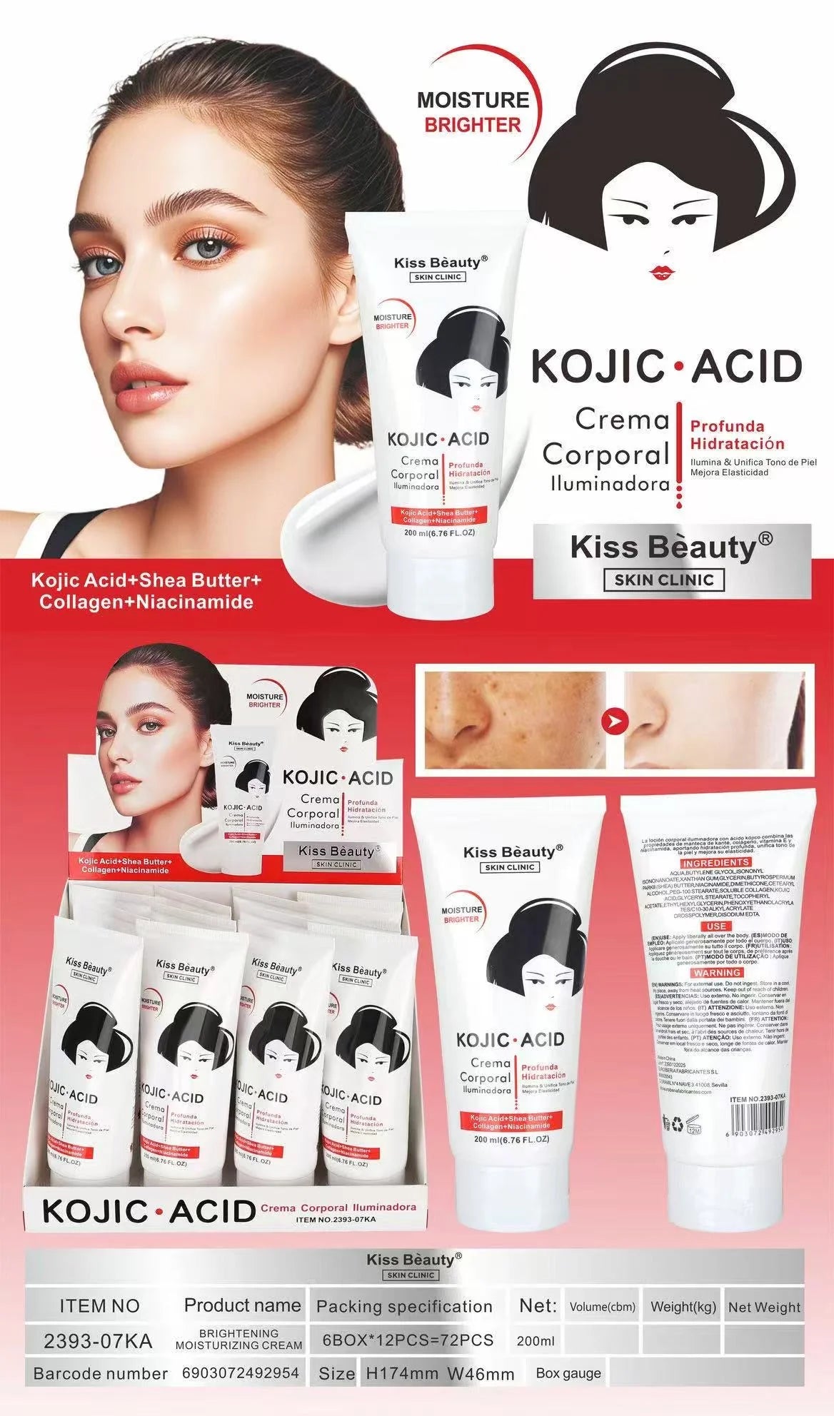 Crema Iluminadora Ácido Kojic Niacinamide