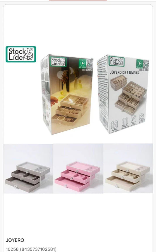 Joyero de 3 Niveles Precio habitual€8,50 EUR