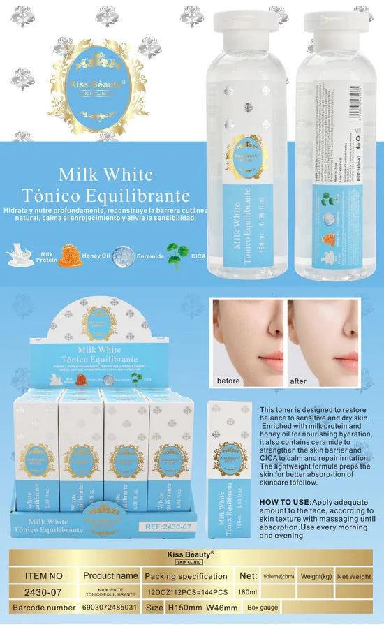 TÓNICO FACIAL EQUILIBRANTE MILK WHITE