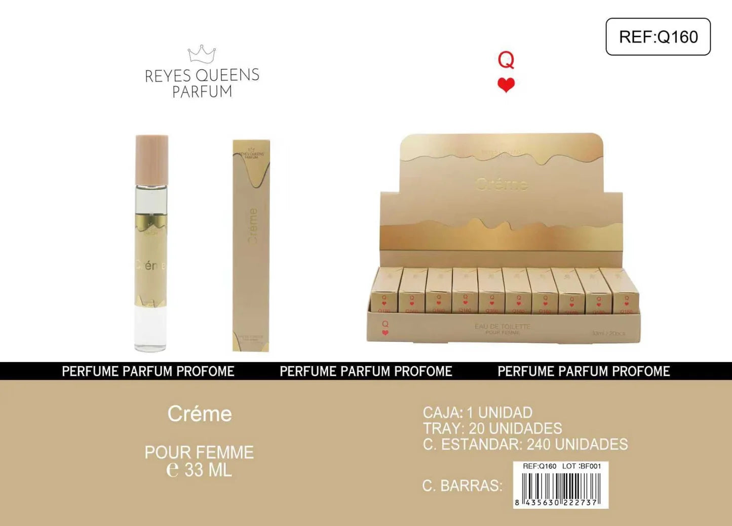 Perfume Reyes Queen Creme 33ml