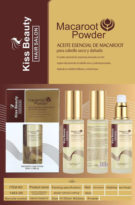 Aceite para el Cabello con Esencia de Macaroot