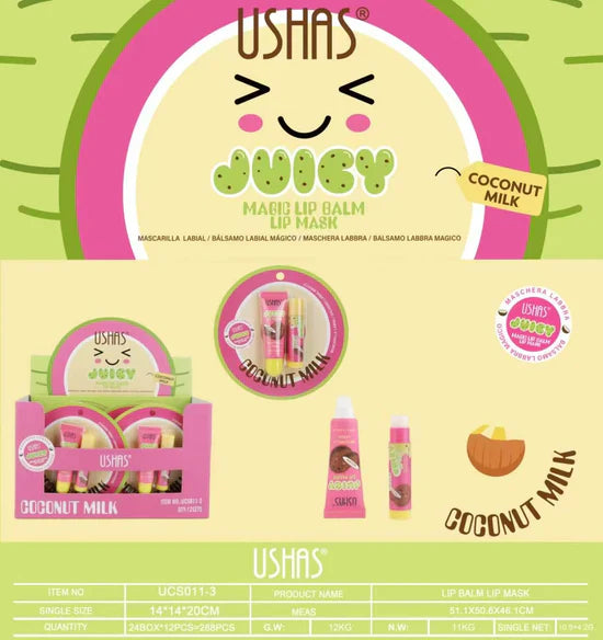 Set Bálsamo + Mascarilla Labial Coco